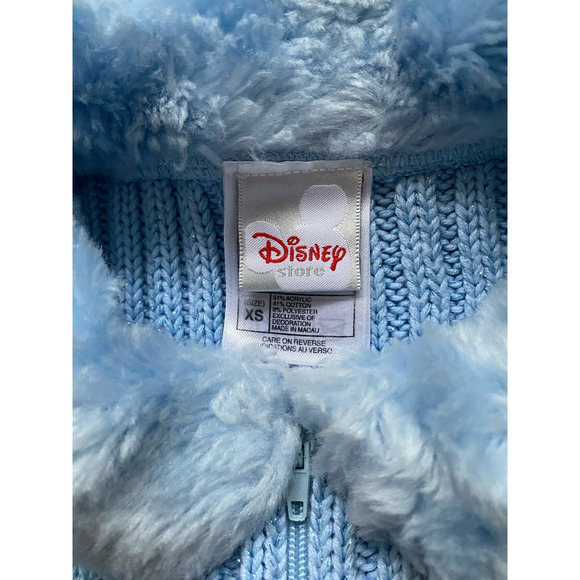 Rare Vintage Disney Princess Cinderella Knit Blue Jacket - Picture 4 of 8